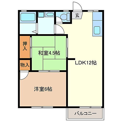 三重県津市垂水 南が丘駅 2LDK アパート 賃貸物件詳細