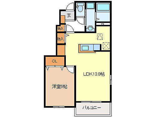 三重県津市芸濃町椋本 1LDK アパート 賃貸物件詳細