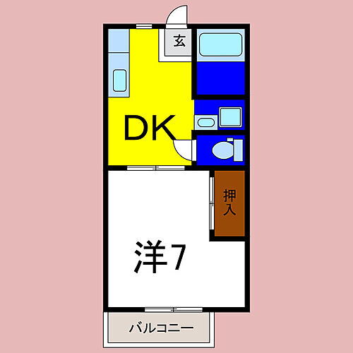 徳島県板野郡松茂町笹木野字八山開拓89-4 1DK マンション 賃貸物件詳細