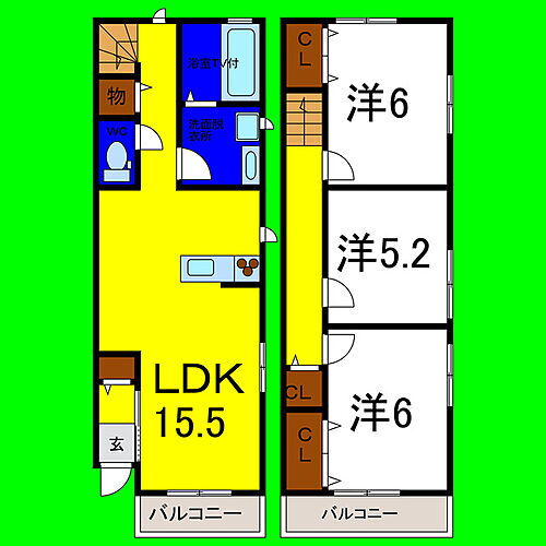 ＬｉｖｅＳｔｙｌｅＩＩＩＣ 1階 3LDK 賃貸物件詳細