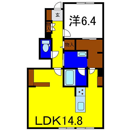 徳島県板野郡松茂町中喜来字牛飼野西ノ越3-5 教会前駅 1LDK アパート 賃貸物件詳細