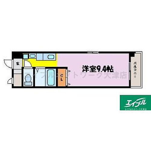 滋賀県大津市島の関 大津駅 1K マンション 賃貸物件詳細