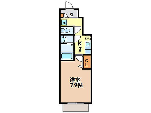 滋賀県大津市大江4丁目 瀬田駅 1K アパート 賃貸物件詳細