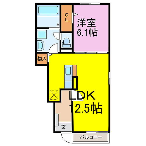 埼玉県行田市大字埼玉 行田市駅 1LDK アパート 賃貸物件詳細