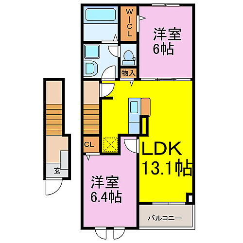埼玉県加須市馬内 加須駅 2LDK アパート 賃貸物件詳細