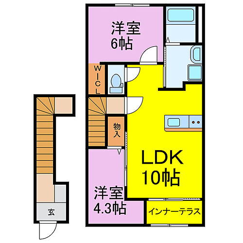 埼玉県羽生市大字上新郷 新郷駅 2LDK アパート 賃貸物件詳細