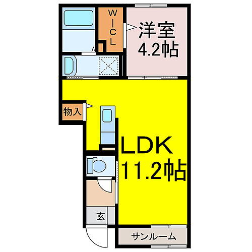 埼玉県久喜市西大輪4丁目 東鷲宮駅 1LDK アパート 賃貸物件詳細