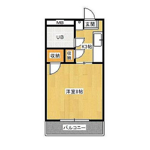 山口県下関市生野町2丁目 1K アパート 賃貸物件詳細