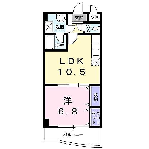 山口県下関市上新地町3丁目 1LDK マンション 賃貸物件詳細