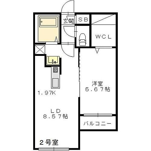 シャトーライフ近代美術館前１ 1階 1LDK 賃貸物件詳細