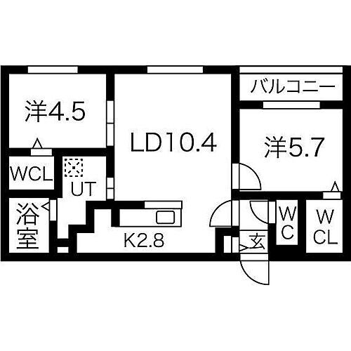 ブランシャール桑園ＳＴＡＴＩＯＮ 3階 2LDK 賃貸物件詳細