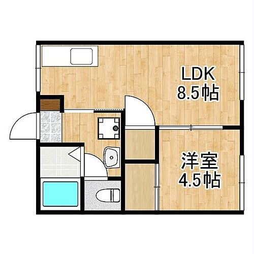 鹿児島県姶良市加治木町朝日町 加治木駅 1LDK アパート 賃貸物件詳細