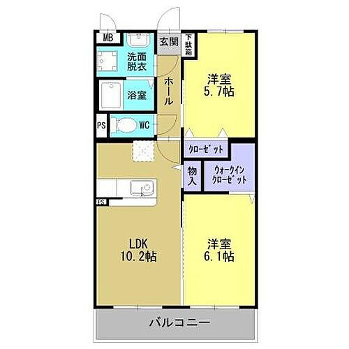 鹿児島県霧島市隼人町住吉436-1 隼人駅 2LDK マンション 賃貸物件詳細