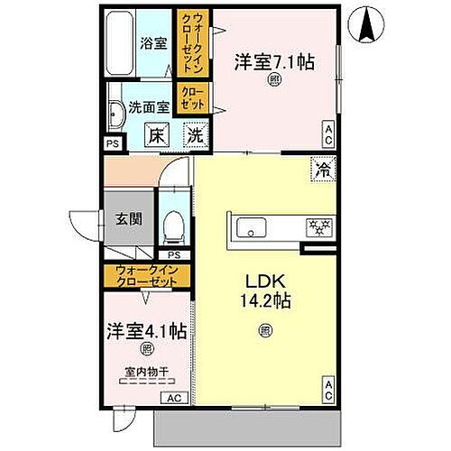 大阪府堺市北区北長尾町７丁 賃貸アパート