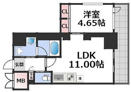 プレジオ恵美須 3階 1LDK 賃貸物件詳細