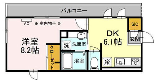タウンコート初音町 2階 1DK 賃貸物件詳細