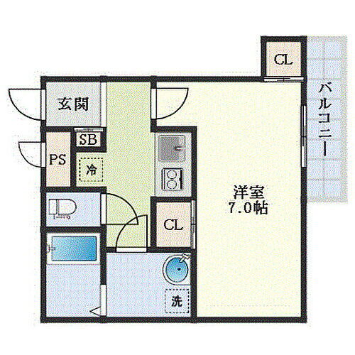 ＡＩＬＥ柴島 2階 1K 賃貸物件詳細