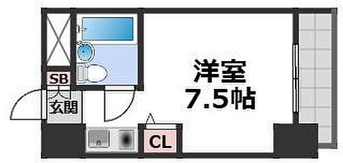 アーバンエース上本町パル 3階 ワンルーム 賃貸物件詳細