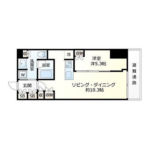 大阪府大阪市北区堂島2丁目 西梅田駅 1LDK マンション 賃貸物件詳細