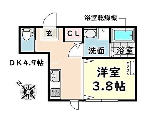 愛知県名古屋市南区呼続4丁目1(仮) 桜駅 1DK アパート 賃貸物件詳細