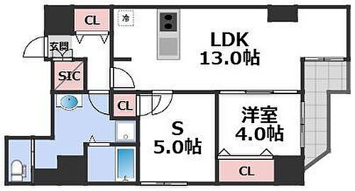 大阪府大阪市中央区農人橋3丁目1-10 堺筋本町駅 1SLDK マンション 賃貸物件詳細