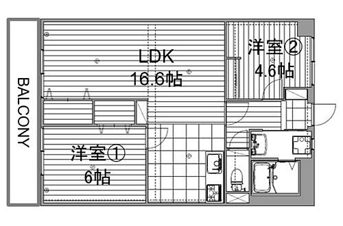 福岡県久留米市諏訪野町2355-1 南久留米駅 2LDK マンション 賃貸物件詳細