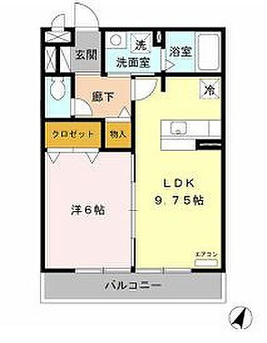 埼玉県川口市三ツ和3丁目22-6 南鳩ヶ谷駅 1LDK アパート 賃貸物件詳細