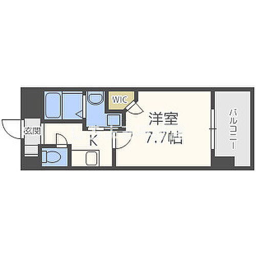 クラウンハイム北心斎橋フラワーコート 8階 1K 賃貸物件詳細
