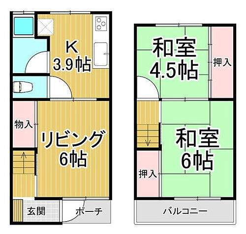 兵庫県西宮市小曽根町３丁目 テラスハウス