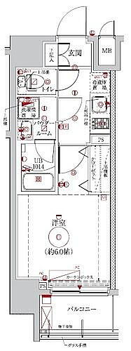 ＬＵＭＥＥＤ横濱南 3階 1K 賃貸物件詳細