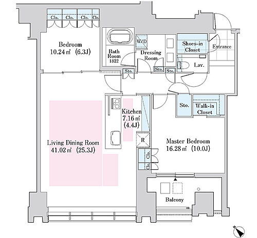 東京都新宿区大久保３丁目 高田馬場駅 2LDK マンション 賃貸物件詳細
