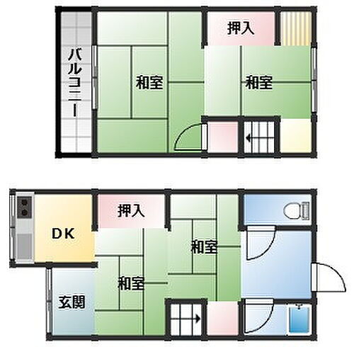 大阪府松原市天美東６丁目 賃貸一戸建て