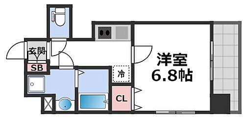 Ａｍａｂｉｌｅ森之宮（アマービレ森之宮） 7階 1K 賃貸物件詳細