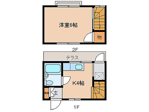 奈良県奈良市押小路町 近鉄奈良駅 1K アパート 賃貸物件詳細
