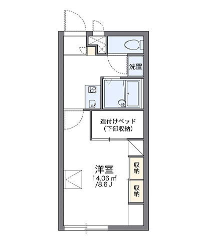 茨城県牛久市上柏田1丁目25-14 ひたち野うしく駅 1K アパート 賃貸物件詳細