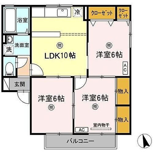 広島県広島市安佐南区山本1丁目 安芸長束駅 3LDK アパート 賃貸物件詳細