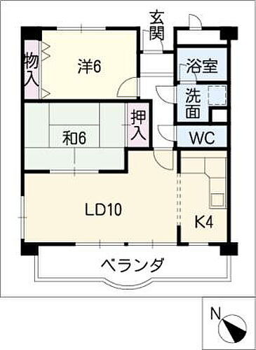 愛知県東海市富貴ノ台2丁目 新日鉄前駅 2LDK マンション 賃貸物件詳細