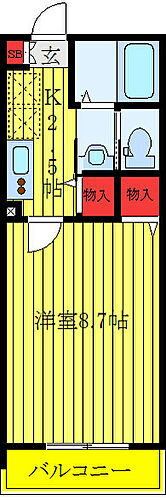 東京都北区赤羽北1丁目 赤羽岩淵駅 1K マンション 賃貸物件詳細