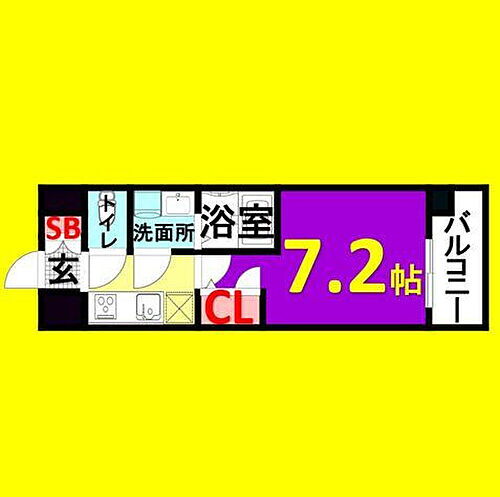 愛知県名古屋市西区名駅2丁目 名古屋駅 1K マンション 賃貸物件詳細