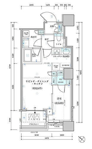 東京都中央区勝どき4丁目6-1 勝どき駅 1LDK マンション 賃貸物件詳細