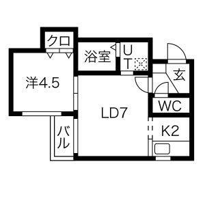 ＲＴＩＩ 4階 1LDK 賃貸物件詳細