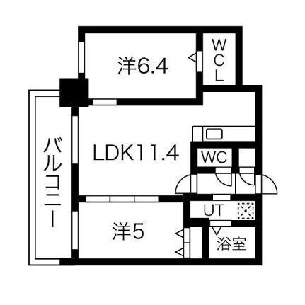プライマル札幌桑園 5階 2LDK 賃貸物件詳細