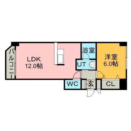 レジーナＮ２０ 6階 1LDK 賃貸物件詳細