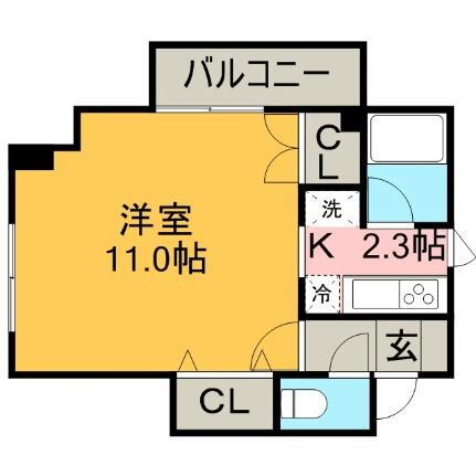 ラ・モンターニュＩＩ 3階 1K 賃貸物件詳細