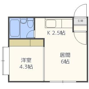 北海道札幌市豊平区平岸四条5丁目 豊平公園駅 1LDK アパート 賃貸物件詳細