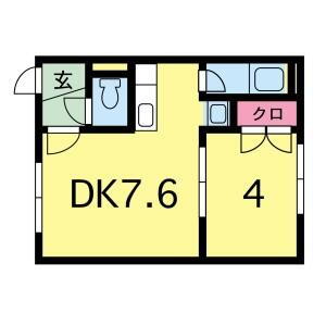 北海道札幌市豊平区美園六条8丁目 美園駅 1DK アパート 賃貸物件詳細