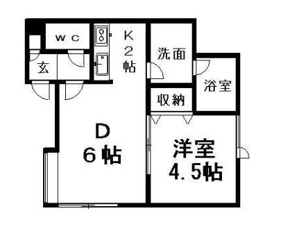 北海道札幌市清田区真栄二条1丁目 福住駅 1LDK アパート 賃貸物件詳細