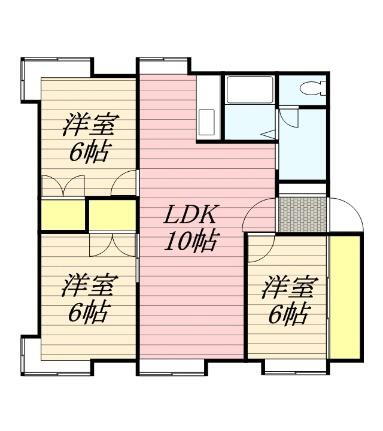 北海道札幌市手稲区新発寒六条3丁目 稲積公園駅 3LDK アパート 賃貸物件詳細