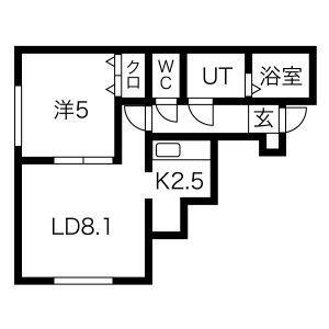 北海道札幌市手稲区稲穂一条1丁目 稲穂駅 1LDK アパート 賃貸物件詳細