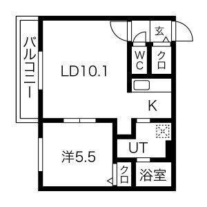 エトワール 3階 1LDK 賃貸物件詳細